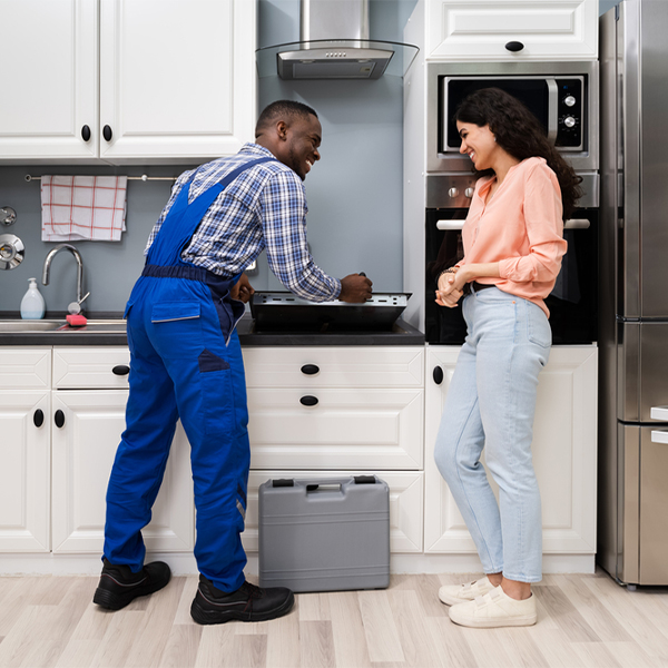 can you provide an estimate for cooktop repair before beginning any work in Salesville OH